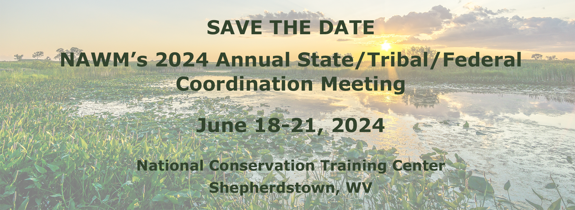 2024 NAWM's Annual State/Tribal/Federal Coordination Meeting