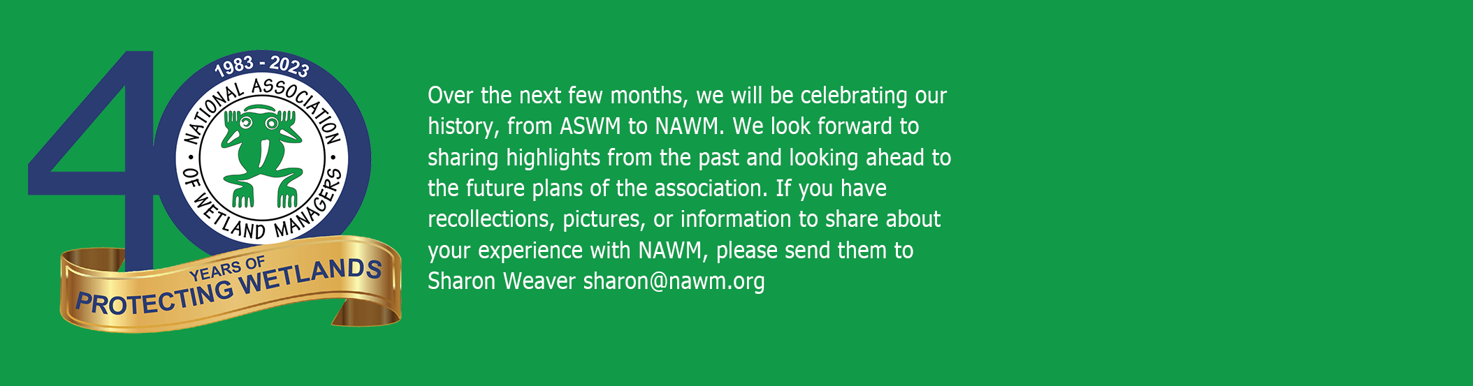 Celebrating NAWM's 40th Anniversary 