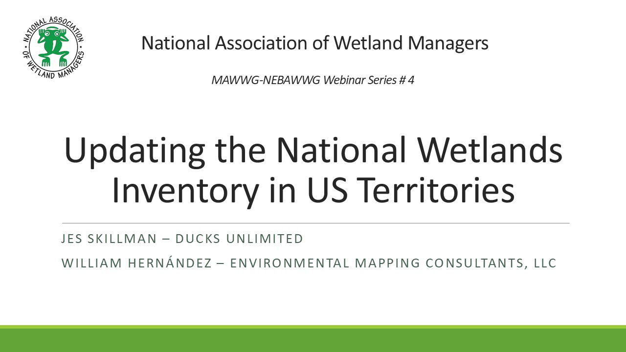 Part 1: Introduction: Portia Osborne, National Association of Wetland Managers