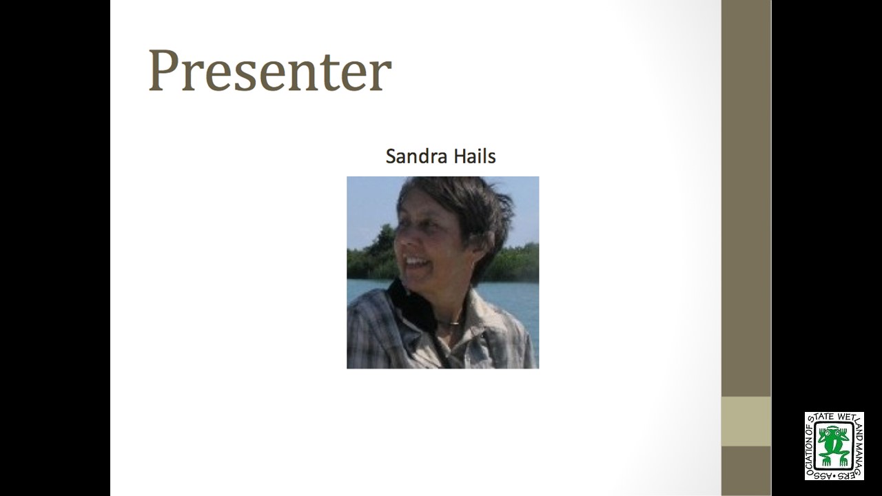 Part 2: Presenter: Sandra Hails, CEPA Manager, Ramsar Secretariat 
