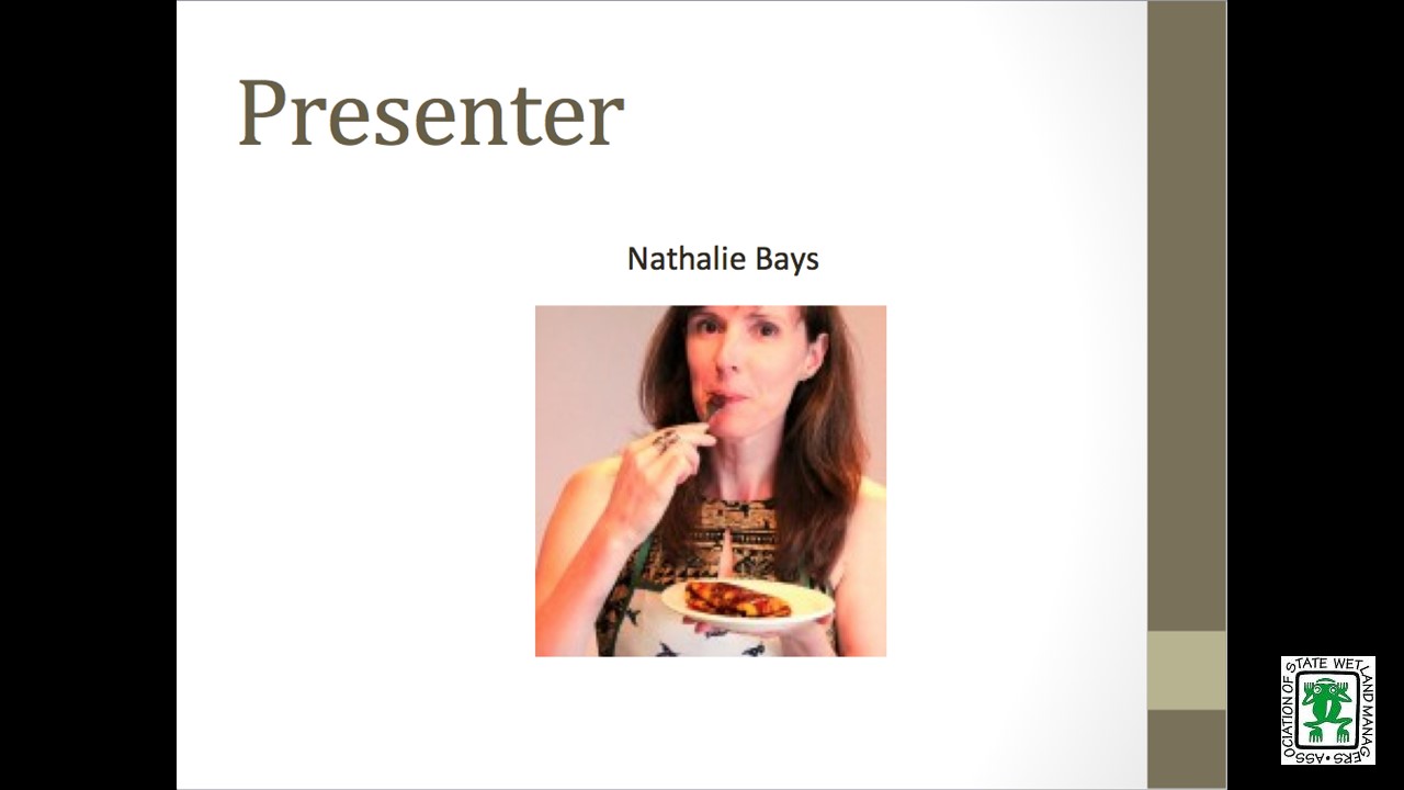 Part 5: Presenter: Nathalie Bays, Oak Hammock Marsh	