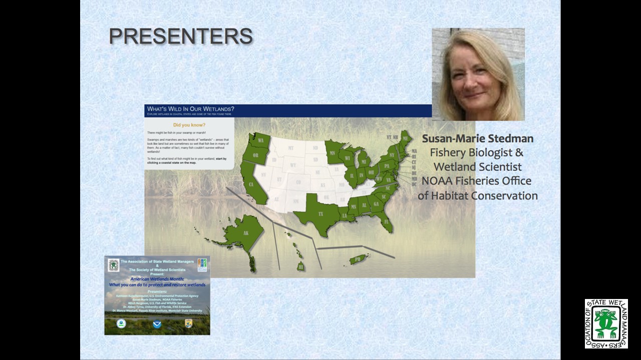  Part 2: Presenter: Susan-Maria Stedman, NOAA Fisheries