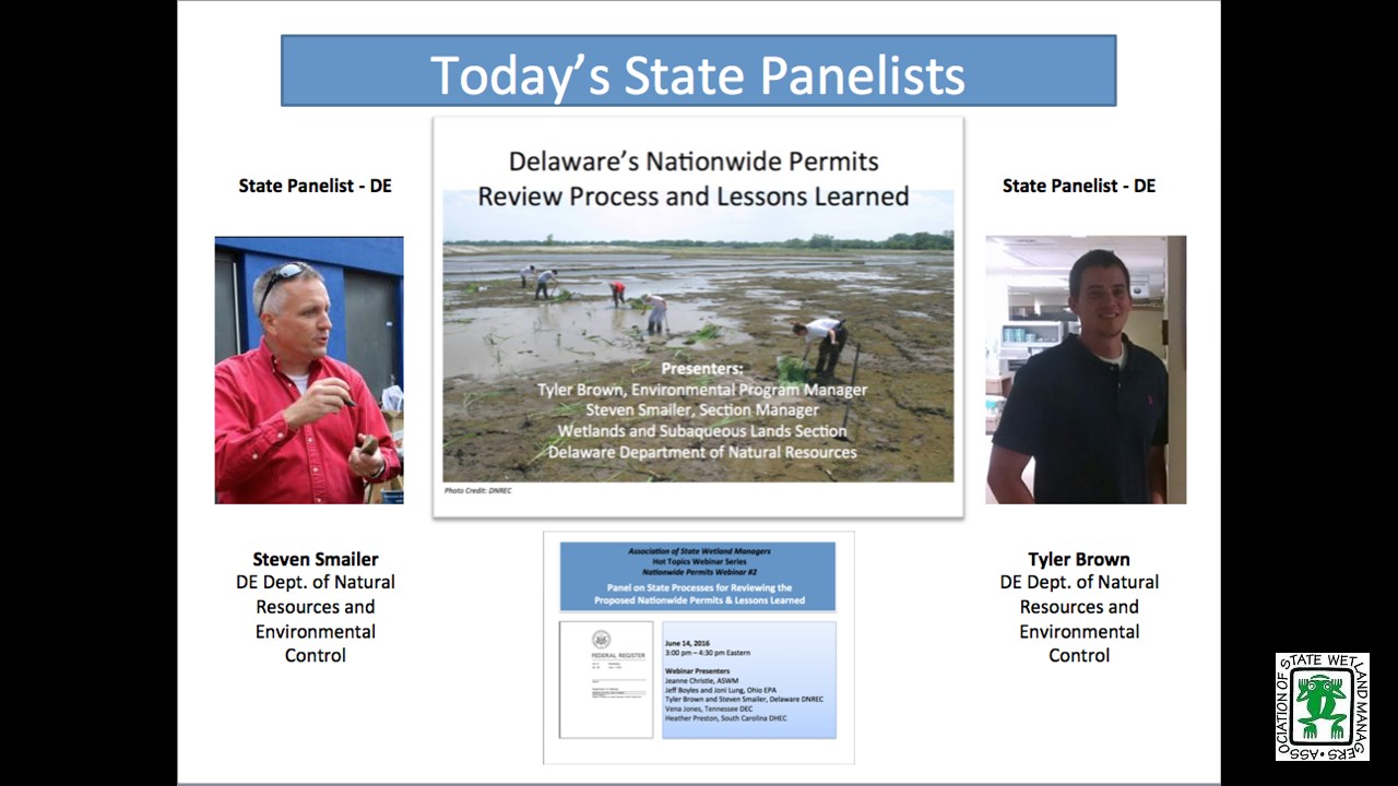 Part 3: Presenter: Steven Smailer and Tyler Brown, Delaware Department of Natural Resources and Environmental Control 