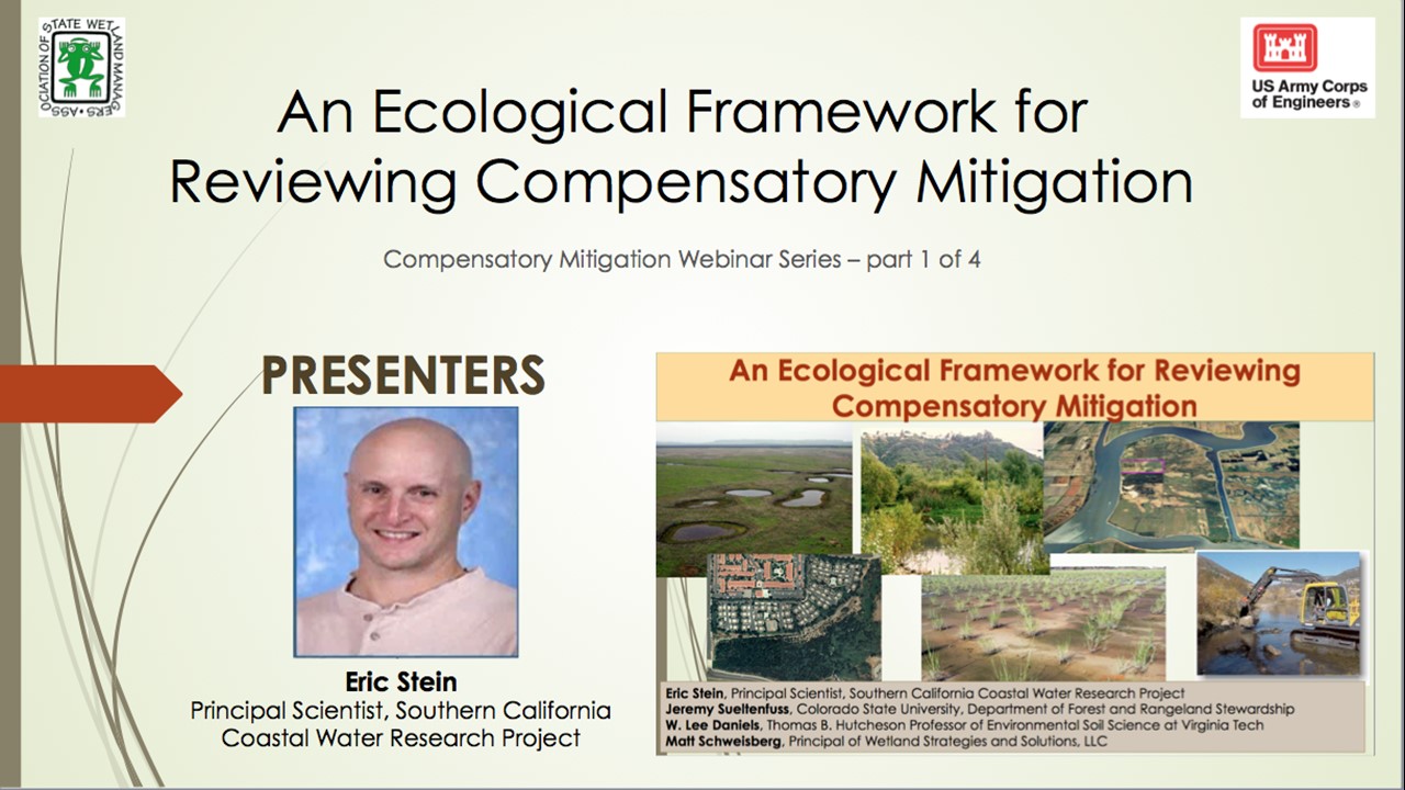 Part 1B: Presenter: Eric Stein, Principal Scientist,  Southern California Coastal Water Research Project