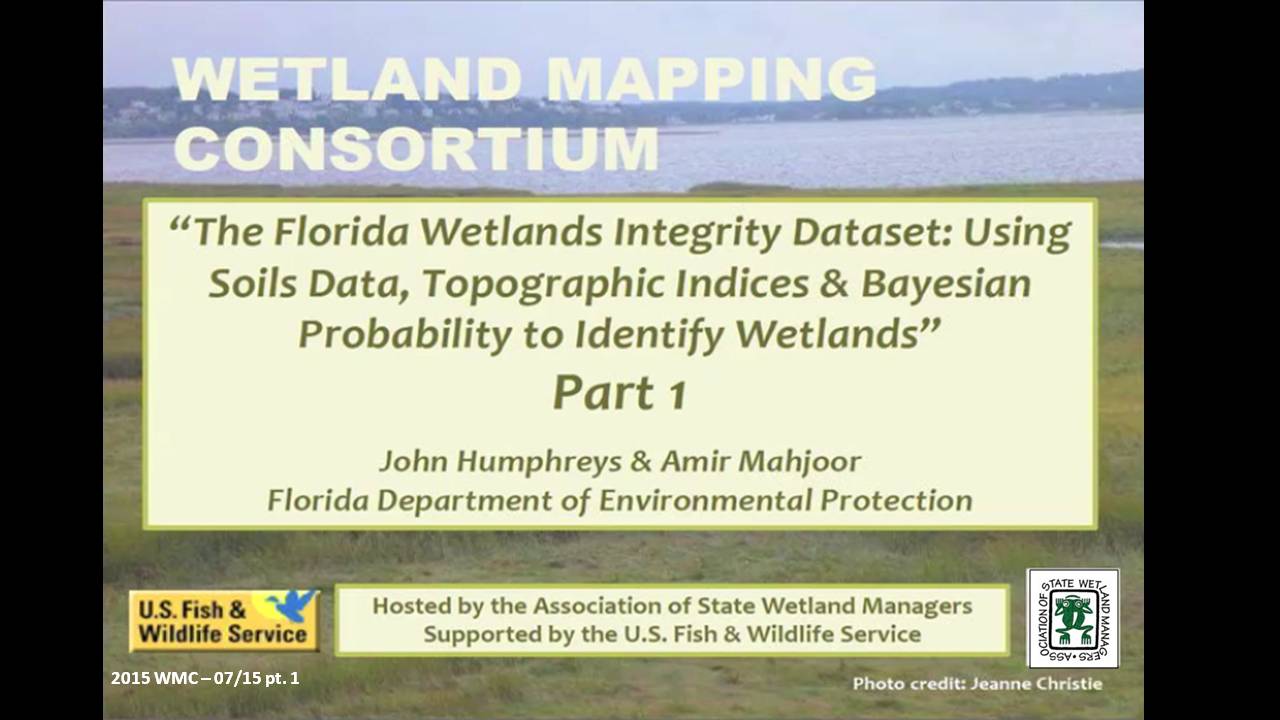 Part 1: Introduction: Marla Stelk, Policy Analyst, Association of State Wetland Managers
