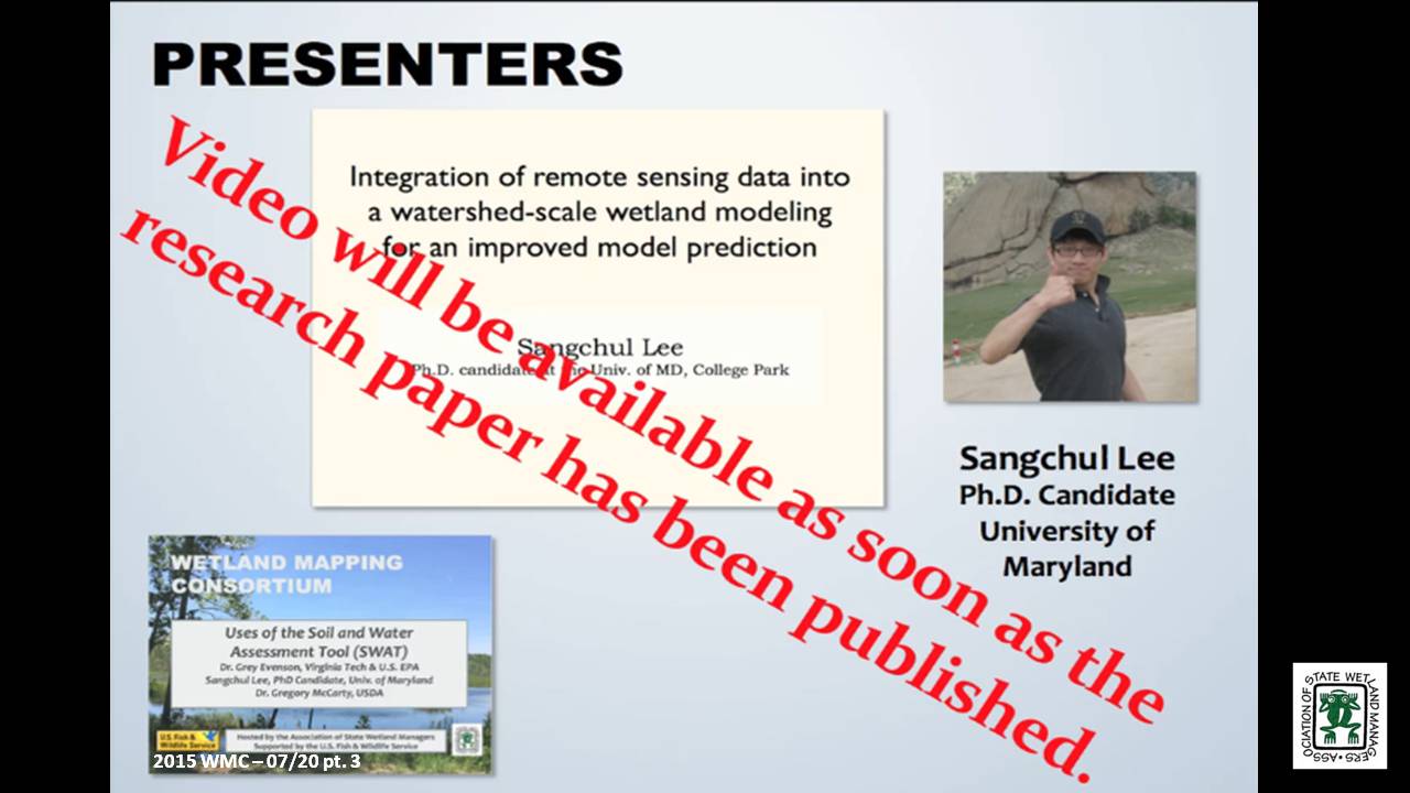 Part 3: Presenter: Sangchul Lee, PhD Candidate, University of Maryland