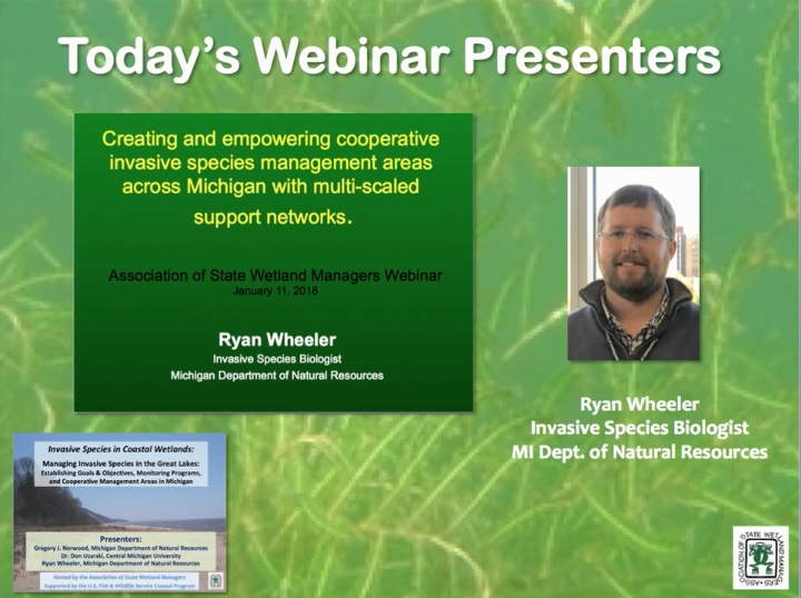 Part 4: Presenter: Ryan Wheeler, Michigan Department of Natural Resources
