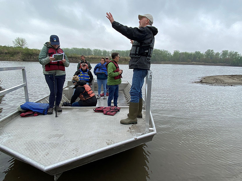 hearing about restoration along the Missouri River